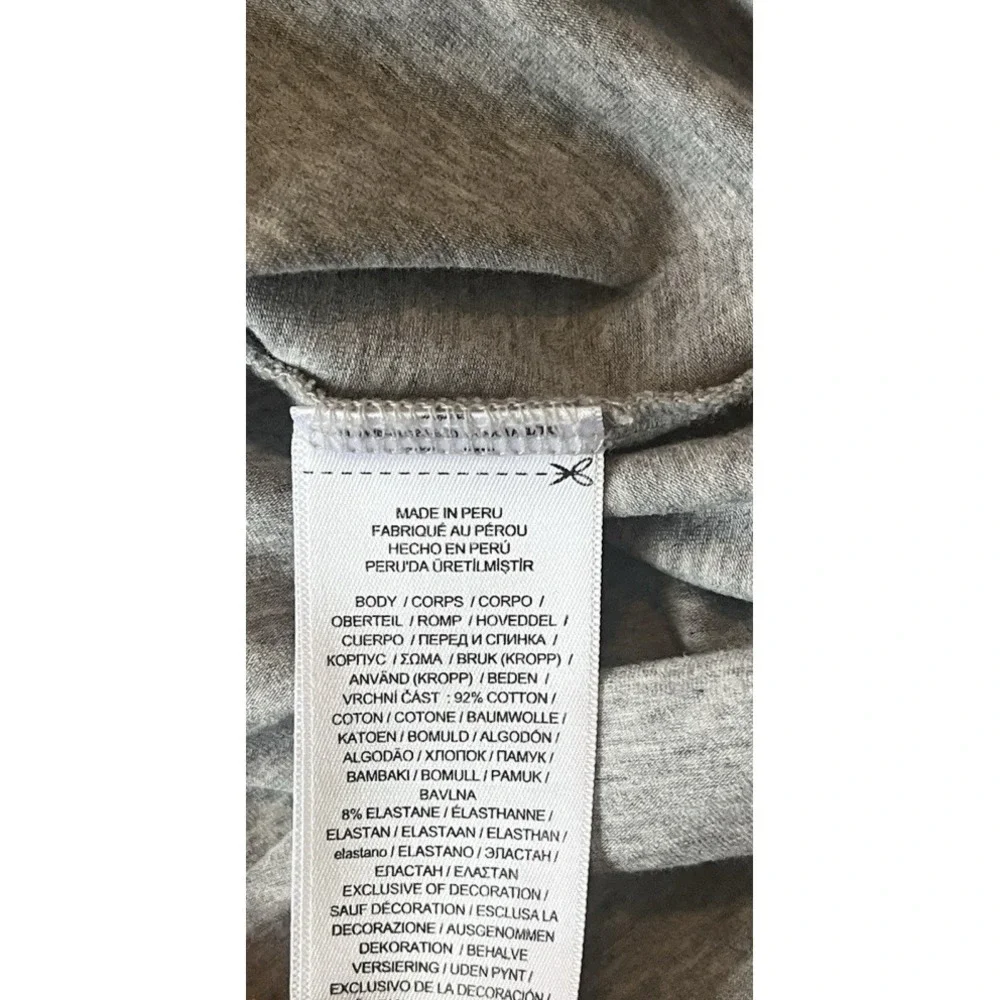 Polo Ralph Lauren Performance Men's Size L‎ 180 Gray Long Sleeve Polo 92% Cotton